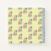 Ein Pillmuster tragen Notizblock (Rückseite)