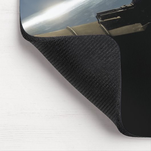 Ein Pilot bereitet den Start vor Mousepad (Ecke)