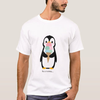 Ein Pinguin mit Eis T-Shirt
