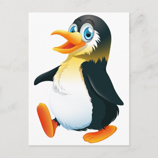 Ein Pinguin Postkarte (Vorderseite)