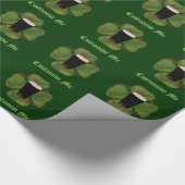 Ein Pint des Schwarzen Stuhls Geschenkpapier (Ecke)