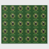 Ein Pint des Schwarzen Stuhls Geschenkpapier (Flach)