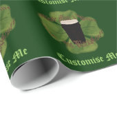 Ein Pint des Schwarzen Stuhls Geschenkpapier (Rolleneckpunkt)