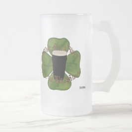 Ein Pint des Schwarzen Stuhls Mattglas Bierglas