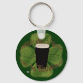 Ein Pint des Schwarzen Stuhls Schlüsselanhänger (Vorderseite)