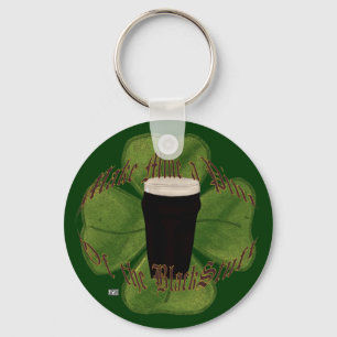 Ein Pint des Schwarzen Stuhls Schlüsselanhänger