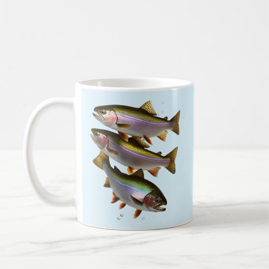 Ein Pint Forelle Kaffeetasse (Links)