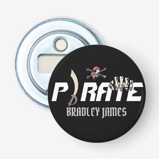 Ein Pirat | International Talk Like a Pirate Day Flaschenöffner (Vorderseite)