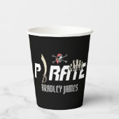 Ein Pirat | International Talk Like a Pirate Day Pappbecher (Rückseite)