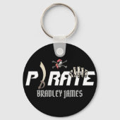 Ein Pirat | International Talk Like a Pirate Day Schlüsselanhänger (Vorderseite)