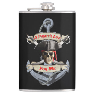 Ein Piratenleben für mich Flachmann