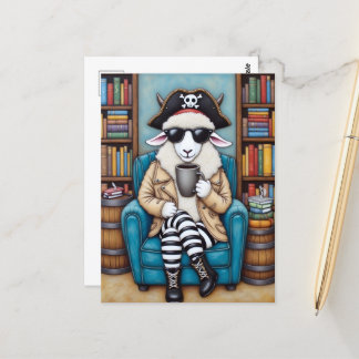 Ein Piratenschaf Postkarte