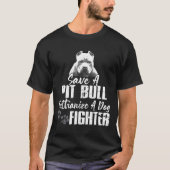Ein Pitbull Euthanize rette einen Hundekämpferschu T-Shirt (Vorderseite)