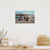 Ein Piute-Indisches Lager mit EinheimischenNevada Poster (Küche)