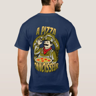 Ein Pizza Connoisseur, elegant und cool T-Shirt