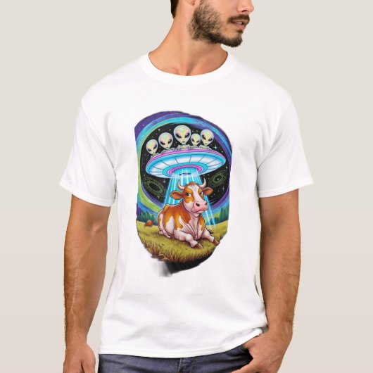 Ein Pizzasschnitt mit einem Burger. T-Shirt (Vorderseite)
