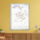 Ein Plan der glorreichen Schlacht von Waterloo (en Leinwanddruck (Insitu (Wohnzimmer))