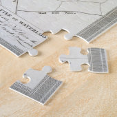 Ein Plan des prachtvollen Kampfes von Waterloo Puzzle (Seite)
