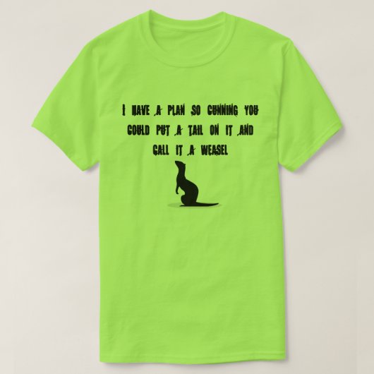 Ein Plan-so schlaues T-Shirt (Design vorne)