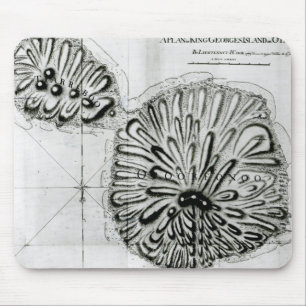 Ein Plan von König Georges Island oder Otheite, Mousepad