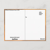 Ein Plan von Liverpool von 1796 Postkarte (Rückseite)