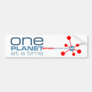 Ein Planet auf einmal Autoaufkleber