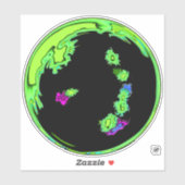 Ein Planet - Exoplaneten v2 Aufkleber (Blatt)