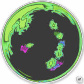Ein Planet - Exoplaneten v2 Aufkleber (Vorderseite)