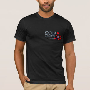 Ein Planeten-grundlegendes Schwarzes T-Shirt