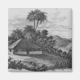 Ein Planterhaus in Brasilien Magnet