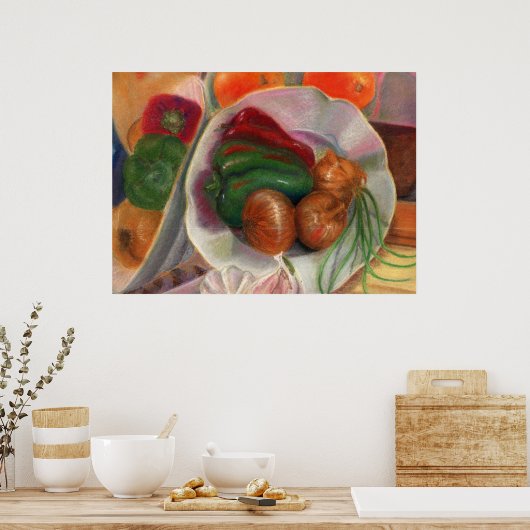 Ein Plateau Poster (Küche)