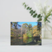 Ein Platz mit Blick auf den Herbst in Pennsylvania Postkarte (Stehend Vorderseite)