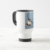 "Ein Playful Puffin-" Plastikreise-Tasse Reisebecher (Vorderseite Links)