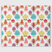Ein Plethora von Blume Geschenkpapier (Flach)