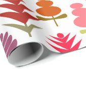 Ein Plethora von Blume Geschenkpapier (Rolleneckpunkt)