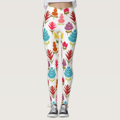 Ein Plethora von Blume Leggings (Vorderseite)