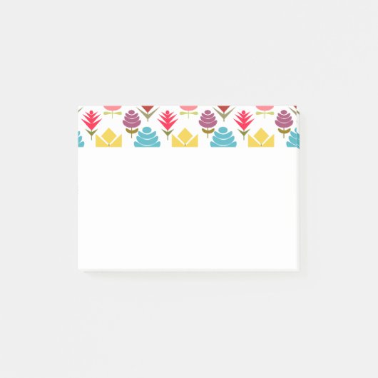Ein Plethora von Blume Post-it Klebezettel (Vorderseite)