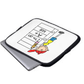Ein Plus-Kind Laptopschutzhülle (Vorne Knopf)