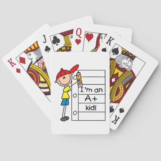 Ein Plus-Kind Spielkarten (Rückseite)