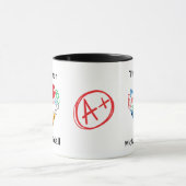 Ein Plus-Lehrer-Geschenk Vielen Dank Student Tasse (Zentrum)