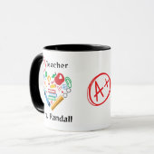 Ein Plus-Lehrer-Geschenk Vielen Dank Student Tasse (Vorderseite Links)