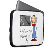 Ein Plus-Lehrer Laptopschutzhülle (Vorne Rechts)