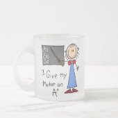Ein Plus-Lehrer Mattglastasse (Links)