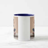 Ein Plüschbär. Tasse (Zentrum)