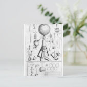 Ein pneumatischer Motor und seine Teile Postkarte (Stehend Vorderseite)