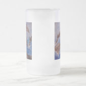 Ein Pod der spielerischen Springdeln Mattglas Bierglas (Mittel)