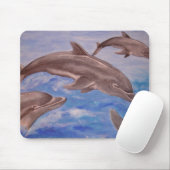 Ein Pod der spielerischen Springdeln Mousepad (Mit Mouse)