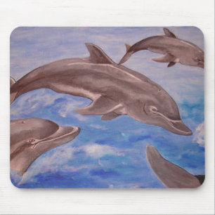 Ein Pod der spielerischen Springdeln Mousepad