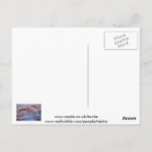 Ein Pod der spielerischen Springdeln Postkarte (Rückseite)