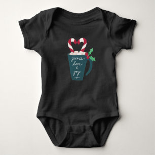 Ein Pokal des Friedens, der Liebe und der Freude Baby Strampler